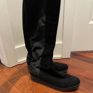 Fall/Winter Suede Black Boots - Size 8